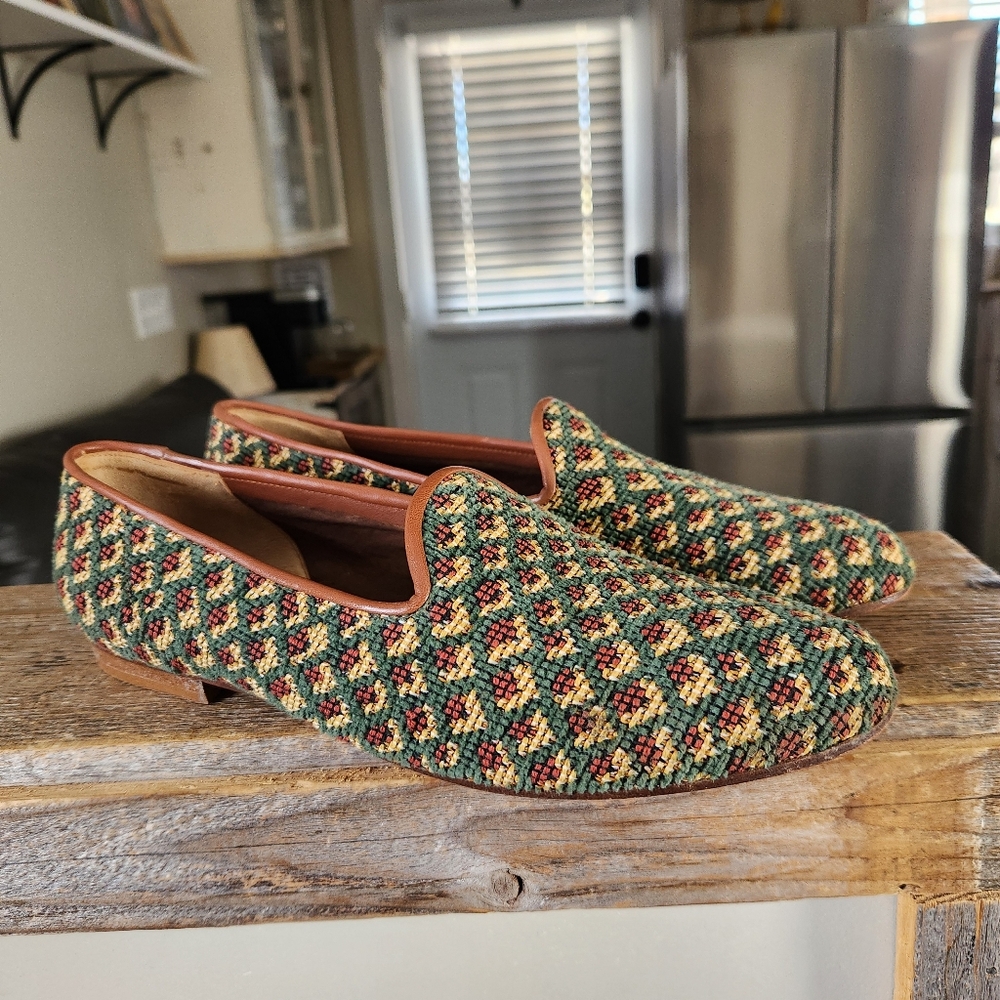 Zalo Tapestry Loafer Size 10 Made In Spain
